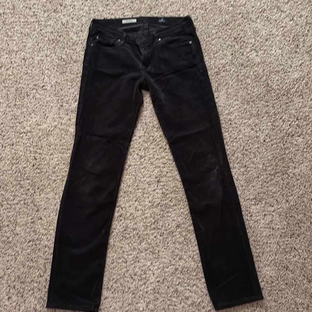 AG dark gray corduroy jeans